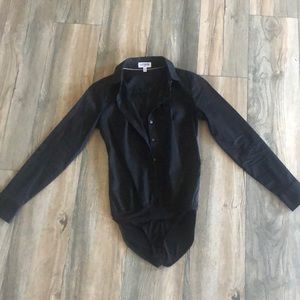 Express Collared Shirt Bodysuit size XS